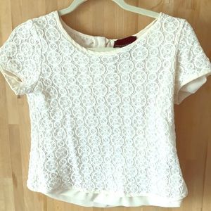 Cynthia Rowley Lace Tee